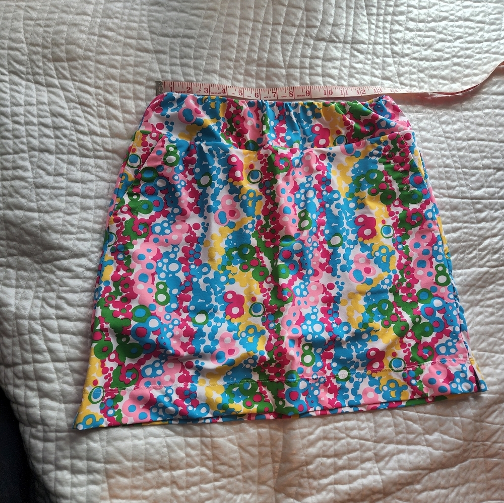 Colorful Floral Women's Skirt - Picture 5 of 7